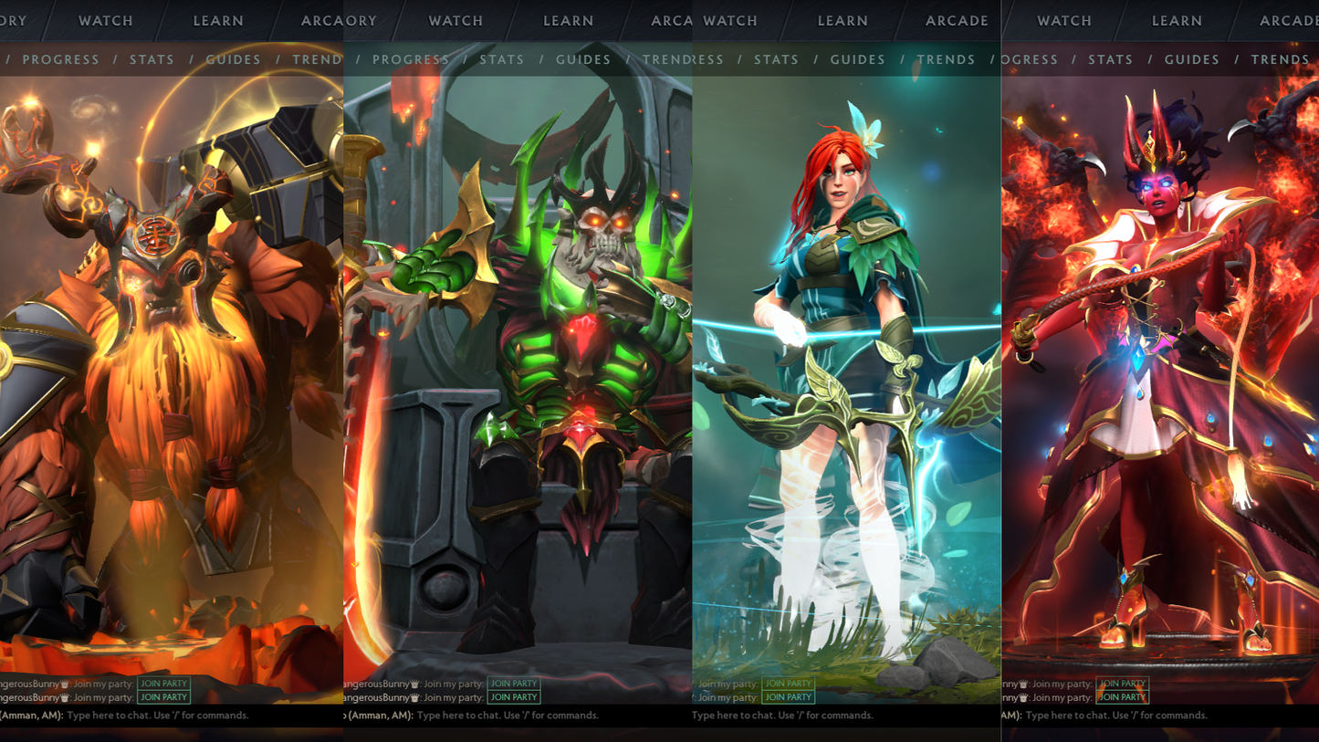 BATTLEPASS: TI8, TI9, TI10, TI11, NEMESTICE, AGHANIM - SEE DESCRIPTION! - DROW, ES, WK, QOP, WR, SPECTRE ARCANAS + LION'S GREEN HAND, AXE & TINY PRESTIGE | CACHES WORTH $1000+ | ALL PERSONAS | TERRAINS | SPECIAL COLLECTOR'S ACCOUNT