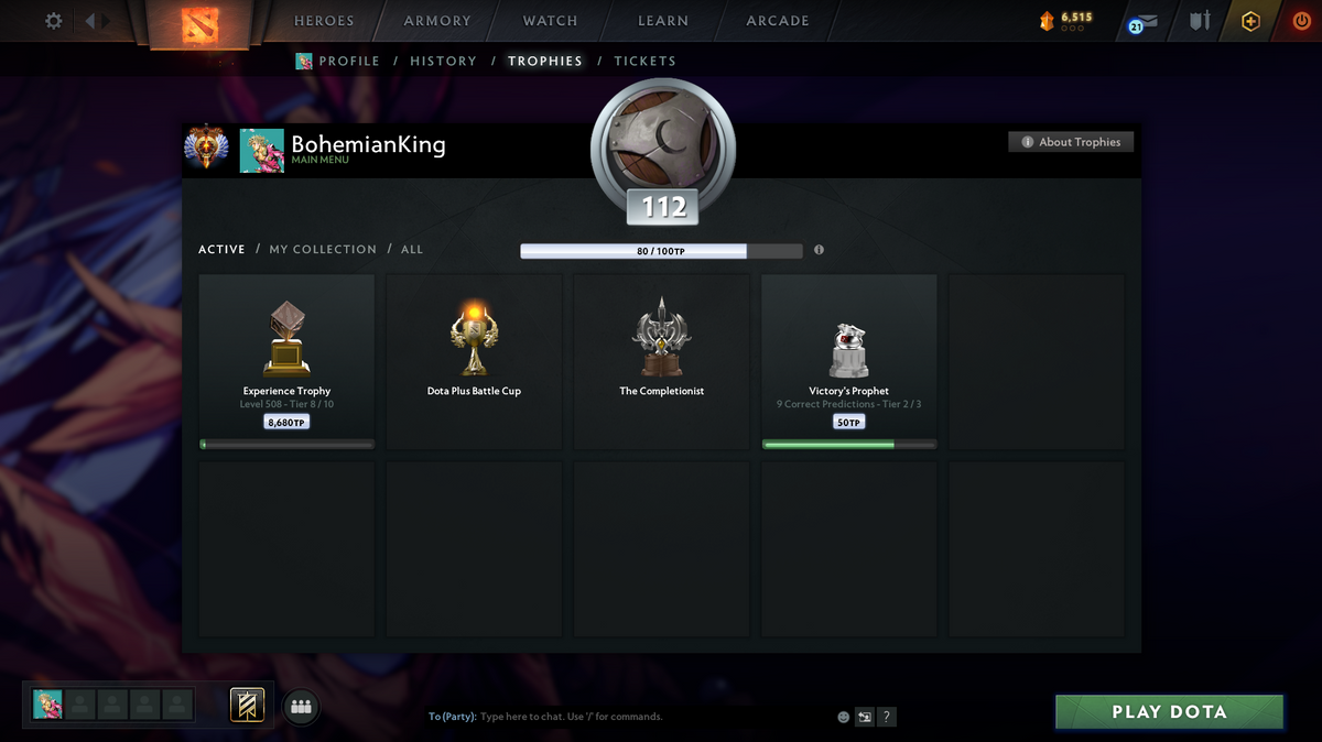 Immortal | 5.8K MMR | Behavior: 11843 | Lina & Juggernaut Arcana | Extremely Stacked Inventory | Mainpool | Many Immortals | 4882 Commends | 1200 Match MVPs | Trophy Level 112 | 10K Hours | 10K Matches | 6,515 Shards | Full Access | Instant Delivery