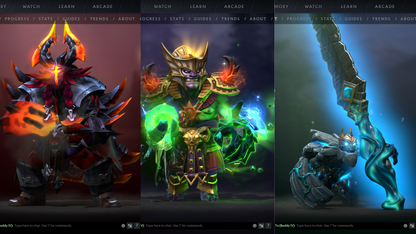 Immortal | MMR: 6379 - Behavior: 12000 | Battlepass: TI8, TI9 | Earthshaker Arcana | Lion's Green Immortal | Axe & Tiny Prestige | All 5 Personas: PA, Invoker, AM, CM, Pudge | 2 Exclusive Terrains | Tons of Collector's Cache and Items