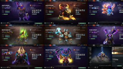 Immortal | MMR: 7582 - Behavior: 10379 | Collector's Account | 4 Arcanas - Zeus, Monkey King, Rubick, Lina | Mirana Persona | Tons of Cache Sets | Expensive Immortals | 9300+ Hours Played | Complete Access
