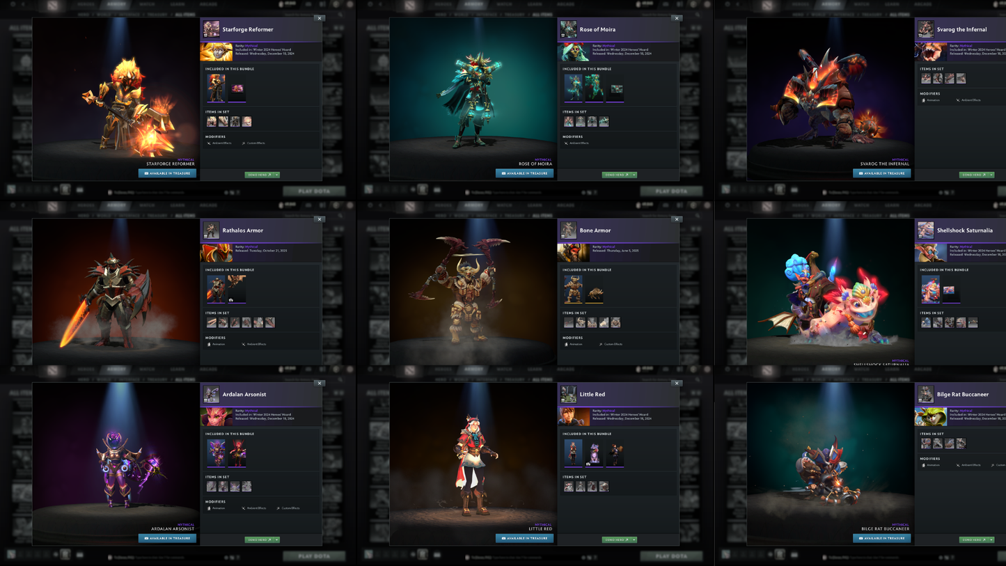 Legend I | MMR: 3027 | Battlepass: TI9 | Earthshaker Arcana | 5 Personas: PA, CM, Invoker, AM & Pudge | Axe & Tiny Prestige | Overgrown Empire Terrain | Tons of Cache Sets | 2014 Account | Complete Access