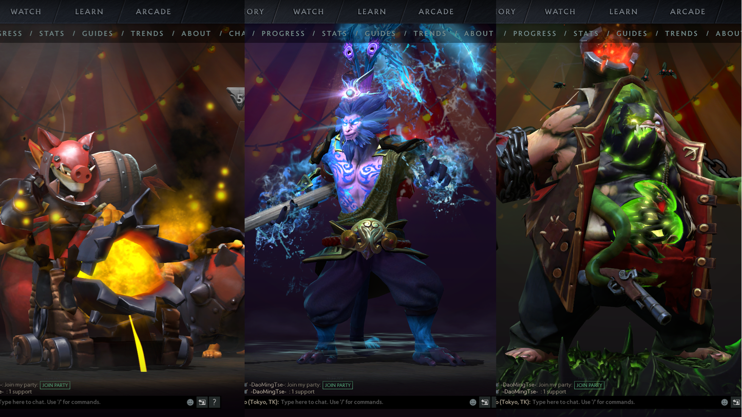 Crusader V | Behavior: 12000 | BATTLEPASS: TI7, TI9 & TI10 | 8 Arcanas - Wraith King, Windranger, QOP, IO, Earthshaker, MK, Techies & Pudge | Axe, Tiny & Kunkka Shark Prestige | 6 Exclusive Personas | 3 Terrains | Tons of Cache Sets | 7500+ Matches