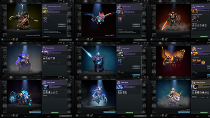 Immortal | MMR: 7582 - Behavior: 10379 | Collector's Account | 4 Arcanas - Zeus, Monkey King, Rubick, Lina | Mirana Persona | Tons of Cache Sets | Expensive Immortals | 9300+ Hours Played | Complete Access