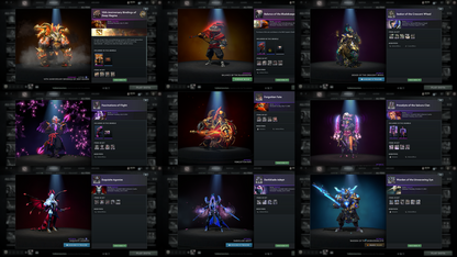 Ancient II | MMR 4115 | Behavior 12000 |BATTLEPASS: AGHNIMS, TI11 - DROW, RAZOR, VOID, PA, PUDGE ARCANA + MIRANA, CM, PA, AM PERSONA + MANY RARE CACHES!!