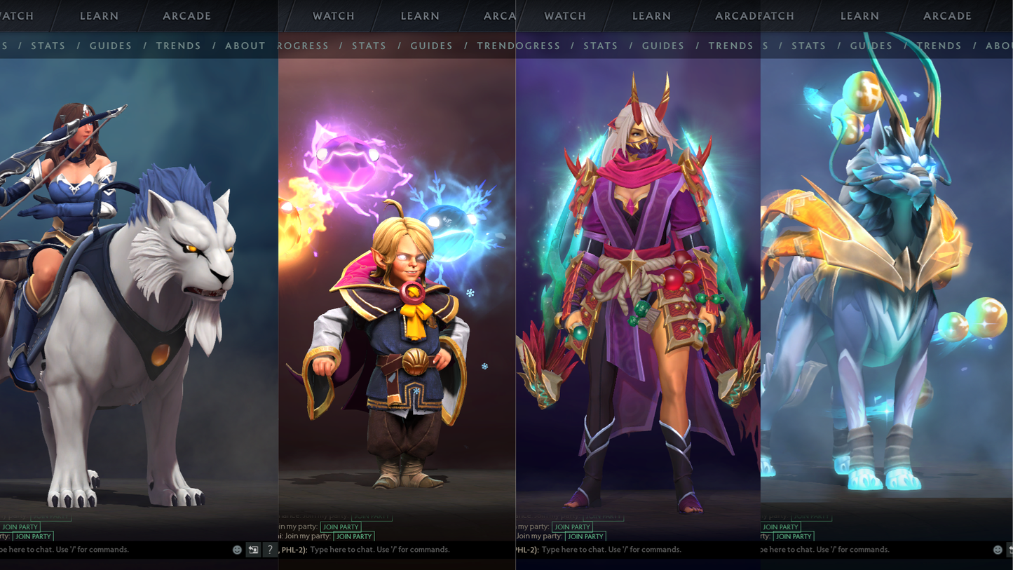 Battlepass: Aghanims, TI9 | Drow Ranger, Earthshaker, Jugg & CM Arcana | 4 Personas: Invoker, CM, AM & Mirana | Axe, Tiny & Hoodwink Prestige | Tons of Cache Sets & Items | Fully Stacked Account | 7700+ Hours Played | Complete Access