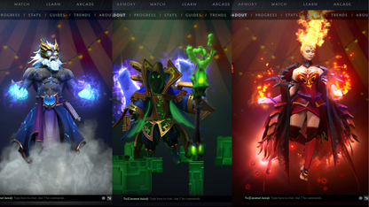 BATTLEPASS: TI8, TI9, TI10, TI11, NEMESTICE - SPECIAL COLLECTOR'S ACCOUNT - 12 ARCANAS: SPEC, ES, WK, QOP, WR, VOID, RAZOR, PA, JUGG, RUBICK, ZEUS & LINA + LION'S GREEN HAND, DARK ARTISTRY & TINY PRESTIGE | TONS OF CACHE SETS | ALL PERSONAS | TERRAINS