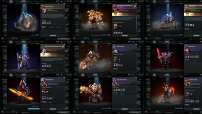 Battlepass: TI11 | Arcanas: Faceless Void (LVL 2), Razor, Shadow Fiend, Phantom Assassin, Zeus, Juggernaut | ALL 6 Personas | Fully Stacked with Expensive Cache Sets