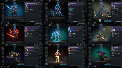 AGHANIMS BATTLEPASS | Drow Ranger (Style 2), Phantom Assassin, Jugg & Terrorblade Arcanas | 6 Personas: Invoker, CM, AM, PA, Pudge & Mirana | Hoodwink Prestige | Tons of Cache Sets & Items | Fully Stacked Account | 8,200+ Hours Played | Complete Access