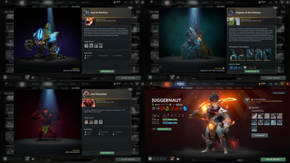 TI9, TI10, TI11 - Collector's Acc - 9 Arcanas: WK, QOP, WR, Void, ES, Razor, Rubick, Lina & SF | Ultra Rare Cache Sets & Items | 6 Personas | Axe, Tiny & Primal Prestige | 2 Exclusive Terrains | Arcanas Style Unlocked | 2015 Account | Complete Access