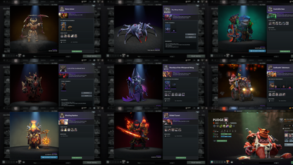 Crusader IV | MMR: 1988 | Battlepass: TI8+TI9 | Earthshaker & PA Arcanas | 3 Personas: Invoker, AM, Pudge | Lion's Green Hand | Axe & Tiny Prestige | 2 Terrains | Tons of Cache Sets | 2018 Account | Complete Access
