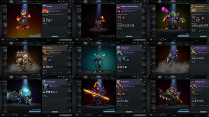 Immortal | MMR: 6379 - Behavior: 12000 | Battlepass: TI8, TI9 | Earthshaker Arcana | Lion's Green Immortal | Axe & Tiny Prestige | All 5 Personas: PA, Invoker, AM, CM, Pudge | 2 Exclusive Terrains | Tons of Collector's Cache and Items