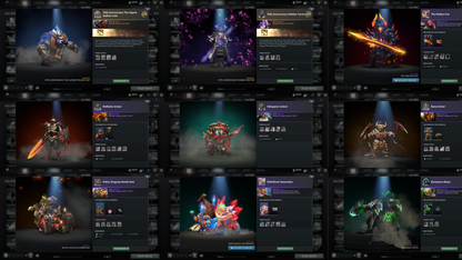 Immortal Leaderboard | MMR: 9186 - Behavior: 11432 | Battlepass: TI10 | 7 Arcanas - Wraith King, Windranger, Queen of Pain (Style 2 Unlocked), PA, Zeus, CM & Legion | 5 Personas | Tons of Cache Sets | 7800+ Matches Played | Complete Access