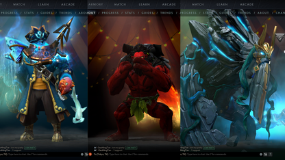 Crusader V | Behavior: 12000 | BATTLEPASS: TI7, TI9 & TI10 | 8 Arcanas - Wraith King, Windranger, QOP, IO, Earthshaker, MK, Techies & Pudge | Axe, Tiny & Kunkka Shark Prestige | 6 Exclusive Personas | 3 Terrains | Tons of Cache Sets | 7500+ Matches