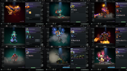 Immortal | MMR: 7582 - Behavior: 10379 | Collector's Account | 4 Arcanas - Zeus, Monkey King, Rubick, Lina | Mirana Persona | Tons of Cache Sets | Expensive Immortals | 9300+ Hours Played | Complete Access