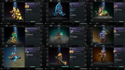 Divine I | MMR: 4740 | Battlepass: TI11 | 6 Arcanas: Razor, Zeus, Lina, Rubick, Pudge & Legion | 5 Personas: PA, CM, Invoker, AM & Mirana | Primal Prestige | Tons of Cache Sets & Items | Fully Stacked Account from 2016 | Complete Access