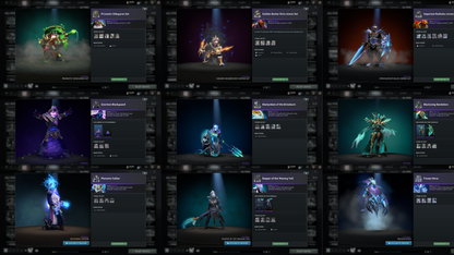 AGHANIMS BATTLEPASS | Drow Ranger (Style 2), Phantom Assassin, Jugg & Terrorblade Arcanas | 6 Personas: Invoker, CM, AM, PA, Pudge & Mirana | Hoodwink Prestige | Tons of Cache Sets & Items | Fully Stacked Account | 8,200+ Hours Played | Complete Access