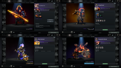 Ancient III | MMR: 4199 | Behavior: 11328 | 7 Arcanas: Phantom Assassin, Crystal Maiden, Monkey King, Zeus, Pudge, Rubick & Ogre Magi | 5 Latest Personas: AM, Invoker, Pudge, PA, CM | 8602 Hours Played | Tons of Rare Cache Sets & Items Inside