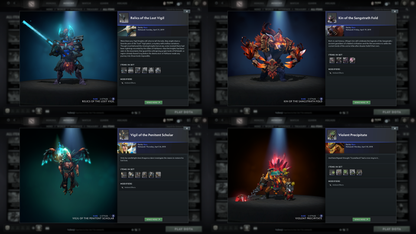Archon I | MMR: 2322 - Behavior: 9550 | Battlepass: TI7, TI8, TI9 | Arcanas: Earthshaker, IO, Shadow Fiend | TI8 Green Immortals including Rare Lion's Hand | 3 Exclusive Terrains | Tons of Collector's Cache and Items