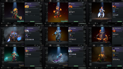 Battlepass: Aghanims, TI9 | Drow Ranger, Earthshaker, Jugg & CM Arcana | 4 Personas: Invoker, CM, AM & Mirana | Axe, Tiny & Hoodwink Prestige | Tons of Cache Sets & Items | Fully Stacked Account | 7700+ Hours Played | Complete Access