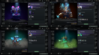 Archon II | MMR: 2433 - Behavior: 12000 | Battlepass: TI7, TI8, TI9, TI11 | 11,264 Hours Played | Arcanas: Earthshaker, IO, Razor, Void | 6 Arcanas In Total | 4 Latest Personas | 4 Exclusive Terrains | Tons of Collector's Cache and Items