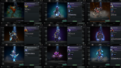 Battlepass: Aghanims, TI9 | Drow Ranger, Earthshaker, Jugg & CM Arcana | 4 Personas: Invoker, CM, AM & Mirana | Axe, Tiny & Hoodwink Prestige | Tons of Cache Sets & Items | Fully Stacked Account | 7700+ Hours Played | Complete Access