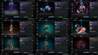 AGHANIMS BATTLEPASS | Drow Ranger (Style 2), Phantom Assassin, Jugg & Terrorblade Arcanas | 6 Personas: Invoker, CM, AM, PA, Pudge & Mirana | Hoodwink Prestige | Tons of Cache Sets & Items | Fully Stacked Account | 8,200+ Hours Played | Complete Access