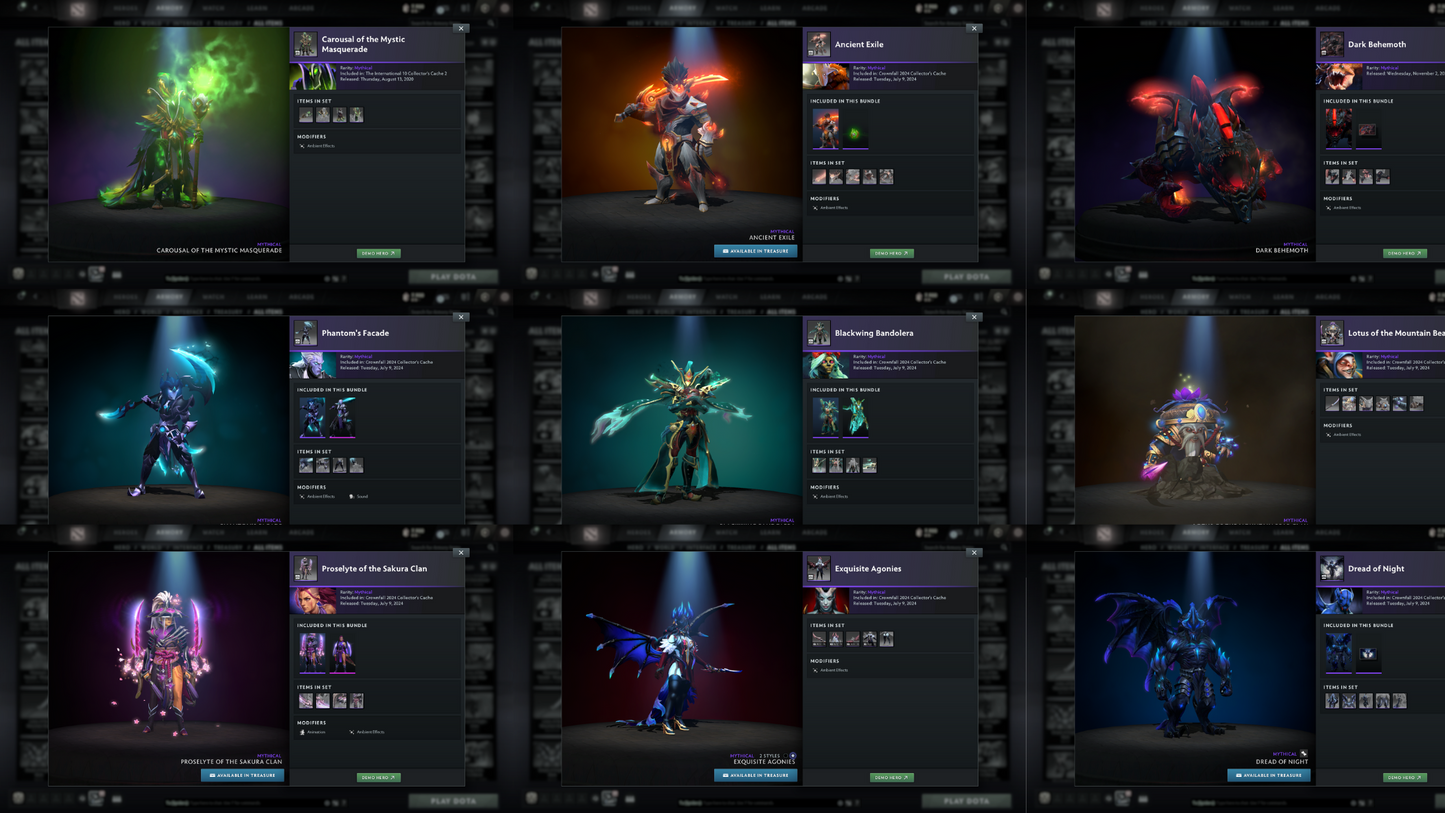 Guardian IV | MMR: 1260 - Behavior: 11087 | Battlepass: TI10, TI11 | Arcanas: Windranger, Faceless Void (Style 2), Razor | 9 Arcanas in total | 6 Personas | Level 30 Grandmaster Tier Heroes | Tons of Cache Sets & Items | Complete Access