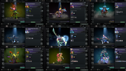 Battlepass: Aghanims, TI9 | Drow Ranger, Earthshaker, Jugg & CM Arcana | 4 Personas: Invoker, CM, AM & Mirana | Axe, Tiny & Hoodwink Prestige | Tons of Cache Sets & Items | Fully Stacked Account | 7700+ Hours Played | Complete Access