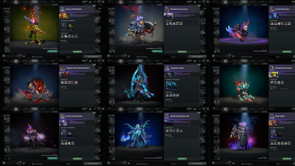 Battlepass: TI11 | Arcanas: Faceless Void (LVL 2), Razor, Shadow Fiend, Phantom Assassin, Zeus, Juggernaut | ALL 6 Personas | Fully Stacked with Expensive Cache Sets