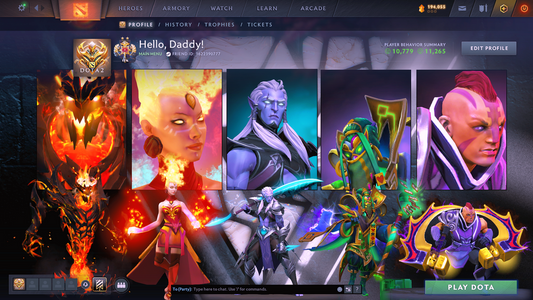Legend II | MMR 3258 | Behavior 11265 | SF, LINA, RUBICK ARCANA + PA PERSONA | MANY IMMORTALS INCLUDING AM GOLDEN BASHERS!!