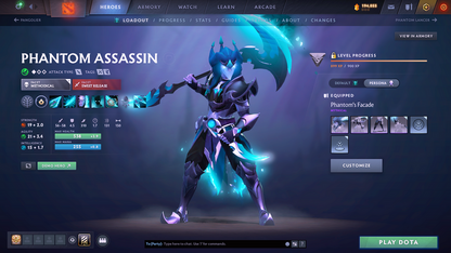 Legend II | MMR 3258 | Behavior 11265 | SF, LINA, RUBICK ARCANA + PA PERSONA | MANY IMMORTALS INCLUDING AM GOLDEN BASHERS!!