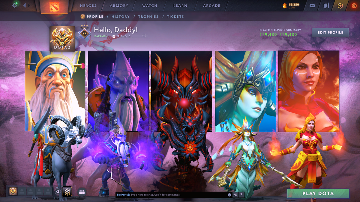 Guardian III | MMR 998 | Behavior 9430 | Mainpool | Fast Queue | Some items inside!!!