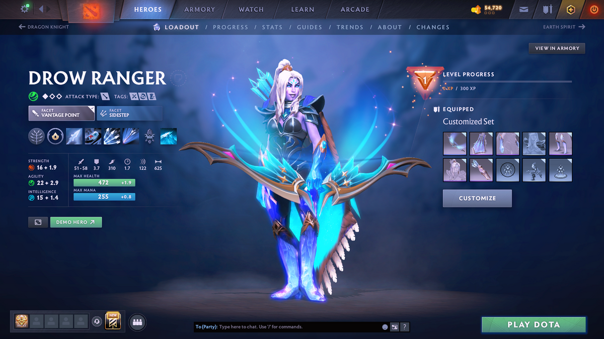 Herald V | MMR 584 | Behavior 10475 | Mainpool | Fast Queue | Stacked with Immortals + Many Sets!!!