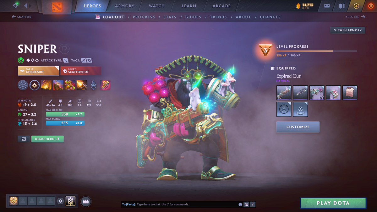 Divine I | MMR 4647 | Behavior 9551 | Hours Played 2272 | Mainpool | Juggernaut Arcana | Fully Stacked with Immortals and Sets!!