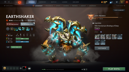 Archon II | MMR: 2530 - Behavior Score: 10011 | Juggernaut Arcana | Anti Mage Persona | Latest Cache Sets | Complete 10th Anniversary Sets | Many Immortals Inside | Mainpool | Trophy Level: 157 | Full Access