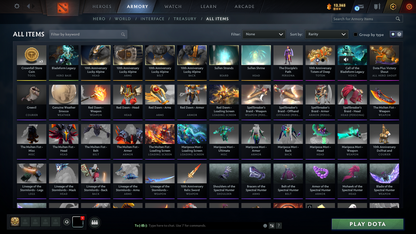 Archon II | MMR: 2530 - Behavior Score: 10011 | Juggernaut Arcana | Anti Mage Persona | Latest Cache Sets | Complete 10th Anniversary Sets | Many Immortals Inside | Mainpool | Trophy Level: 157 | Full Access