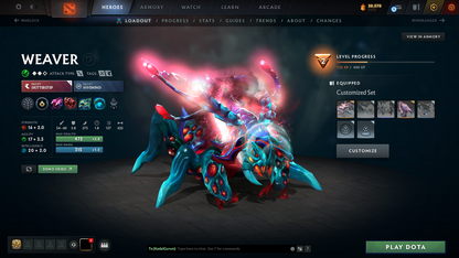 Guardian II | MMR 917 | Behavior 9014 | x138 MMR DD TOKENS | Rubick Arcana | Fully Stacked with Immortals & Exclusive Sets!!!