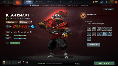 Guardian II | MMR 917 | Behavior 9014 | x138 MMR DD TOKENS | Rubick Arcana | Fully Stacked with Immortals & Exclusive Sets!!!