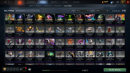 Guardian II | MMR 917 | Behavior 9014 | x138 MMR DD TOKENS | Rubick Arcana | Fully Stacked with Immortals & Exclusive Sets!!!