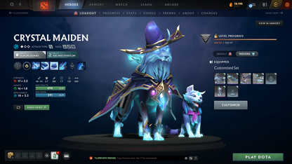 Herald IV | MMR: 344 - Behavior Score: 7651 | 5564 Hours Played | Legion Commander Arcana | Crystal Maiden Latest Persona | Recent Cache Sets | Many Immortals Inside | Mainpool | Trophy Level: 241 | Full Access