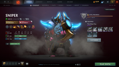 Herald III | MMR: 199 - Behavior Score: 6530 | 1729 Hours Played | Juggernaut Arcana | Crystal Maiden & Mirana Persona | Complete 10th Anniversary Sets | Many Immortals Inside | Mainpool | Trophy Level: 238 | Full Access
