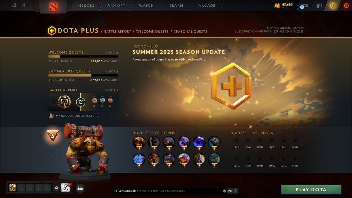 Divine V | MMR 5249 | Behavior 10632 | Some Immortals Inside | Fast Queue | Full Access