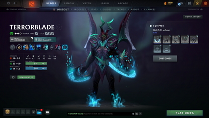 Guardian I | MMR: 884 - Behavior: 9340 | Pudge Arcana | Some Complete Sets | Fast Queue | Full Access