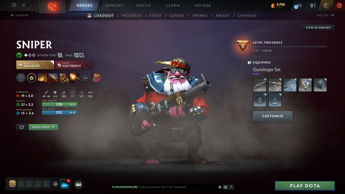 Guardian I | MMR: 884 - Behavior: 9340 | Pudge Arcana | Some Complete Sets | Fast Queue | Full Access
