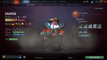 Guardian I | MMR: 884 - Behavior: 9340 | Pudge Arcana | Some Complete Sets | Fast Queue | Full Access