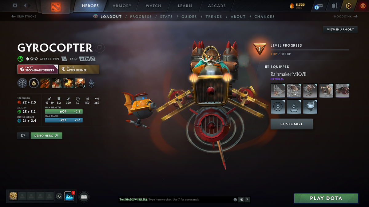 Guardian I | MMR: 884 - Behavior: 9340 | Pudge Arcana | Some Complete Sets | Fast Queue | Full Access