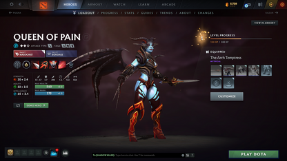 Guardian I | MMR: 884 - Behavior: 9340 | Pudge Arcana | Some Complete Sets | Fast Queue | Full Access