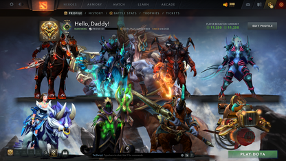 Herald III | MMR: 278 - Behavior Score: 11250 | Many Sets Inside | Fast Queue | Trophy Level: 60 | Full Access