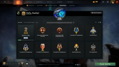 Herald III | MMR: 278 - Behavior Score: 11250 | Many Sets Inside | Fast Queue | Trophy Level: 60 | Full Access