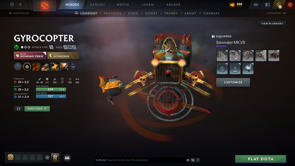 Herald III | MMR: 278 - Behavior Score: 11250 | Many Sets Inside | Fast Queue | Trophy Level: 60 | Full Access